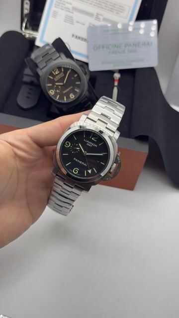 Video de Panerai Luminor Marina 44mm - AÇO/MOSTRADOR PRETO