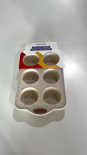 Video de Forma de Cupcake Silicone Iron Mármol 6 Cavidades Mimo Style