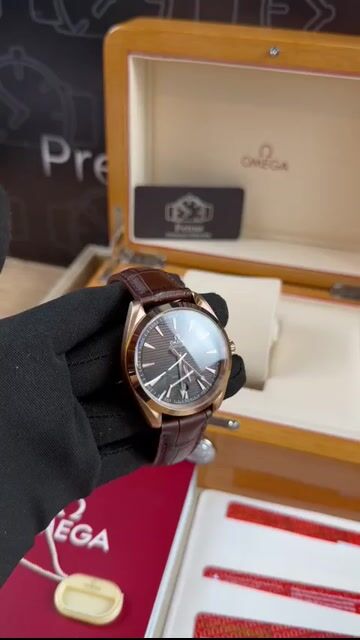 Video de Omega Seamaster 40mm - AÇO ROSE/MOSTRADOR MARROM