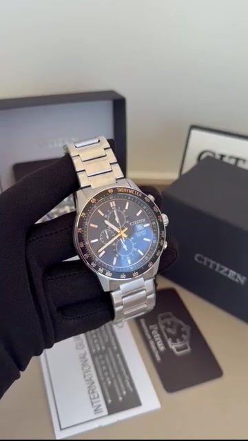 Video de Citizen Chronograph Quartz TZ31169R 44mm - AÇO/MOSTRADOR PRETO