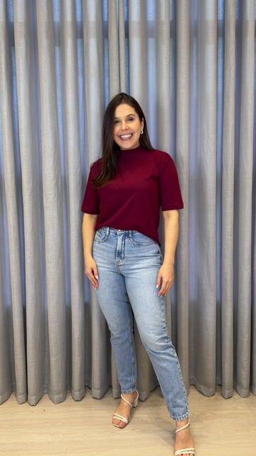 Vídeo de Calça Jeans Feminina Mom DZ21604
