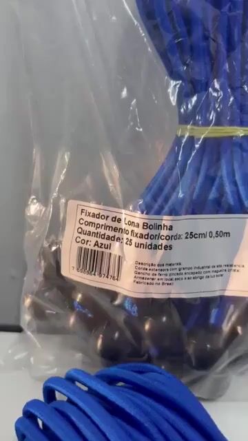 Vídeo de Kit 50 Fixadores De Lona 25cm Com Bolinha Para Piscinas