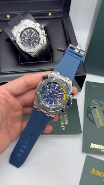 Video de Audemars Piguet Offshore Chronograph 42mm - AÇO/MOSTRADOR AZUL - SILICONE