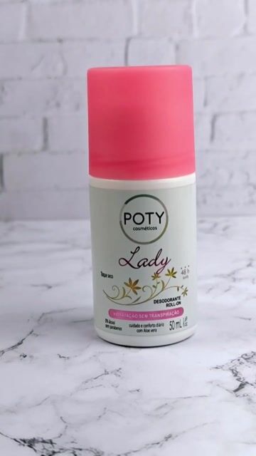 Vídeo de Desodorante Roll-on Lady 50 ml Poty Cosméticos