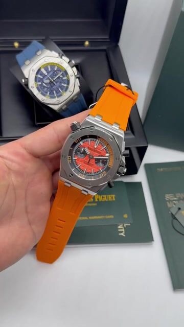 Video de Audemars Piguet Offshore Chronograph 42mm - AÇO/MOSTRADOR LARANJA - SILICONE
