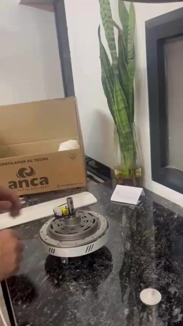 Video de Ventilador de Techo ECO c/plafón led Blanco 12W