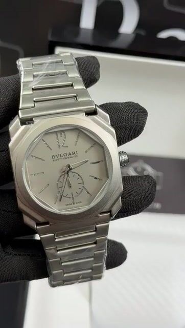 Video de Bvlgari Octo 42mm - AÇO/MOSTRADOR CINZA