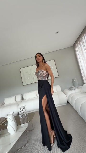 Vídeo de Vestido longo Ref 197