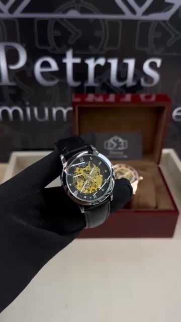 Video de Longlux Automatic 42mm - AÇO/MOSTRADOR SKELETON - COURO
