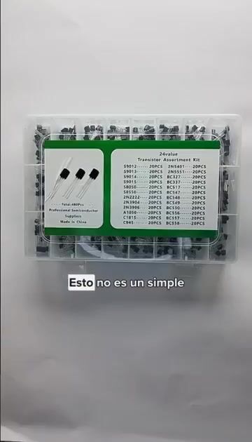 Video de Kit 480 Transistores To92 Npn Pnp 24 Valores En Caja