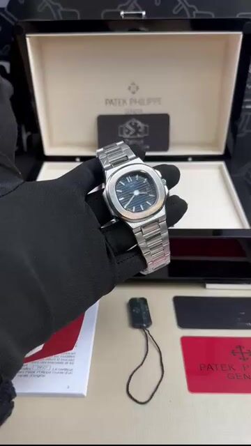 Video de Patek Philippe 39mm - AÇO/MOSTRADOR AZUL
