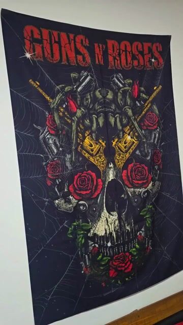 Vídeo de Bandeira Guns N' Roses