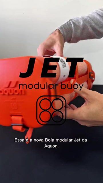 Vídeo de Boia Modular Jet De Sinalização Para Natação Em Águas Abertas