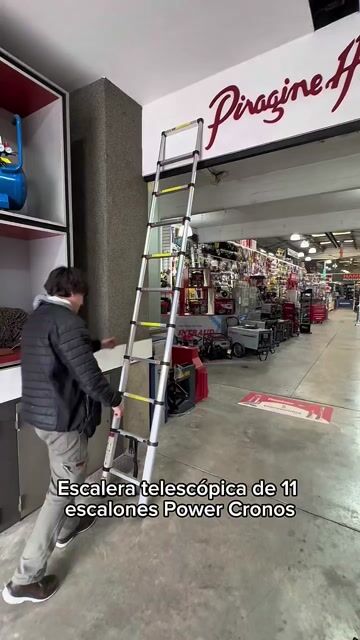 Video de ESCALERA TELESCOPICA 11 ESCALONES POWER CRONOS
