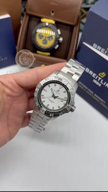 Vídeo de Avenger Automatic Relógio Premium Prata com Branco Masculino | CIA IMPORTADOS