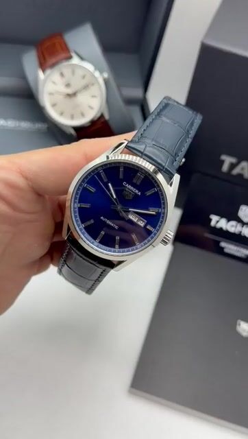 Video de TAG Heuer Carrera 41mm - AÇO/MOSTRADOR AZUL - COURO