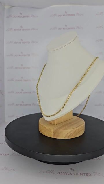 Video de Collar Cadena Oro 18k Pomerato Espiga 60 Cm 8 Gramos C2174