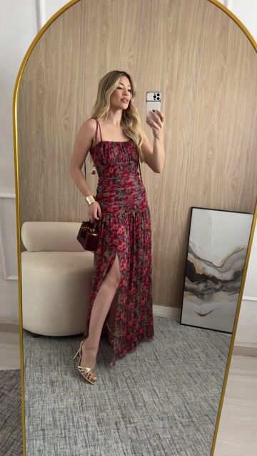 Video de Vestido floral em tule