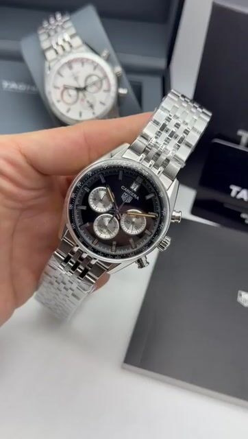 Video de TAG Heuer Carrera Chronograph 41mm- AÇO/MOSTRADOR PRETO