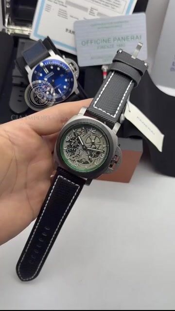 Vídeo de Relógio Panerai Lo Scienziato Aro Verde Premium Luxo