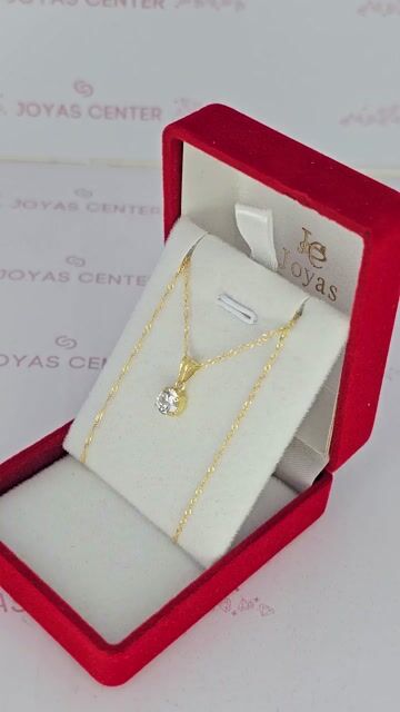 Video de Collar Oro 18k Dije Susano Circular Blanco Rojo Rosa C2023