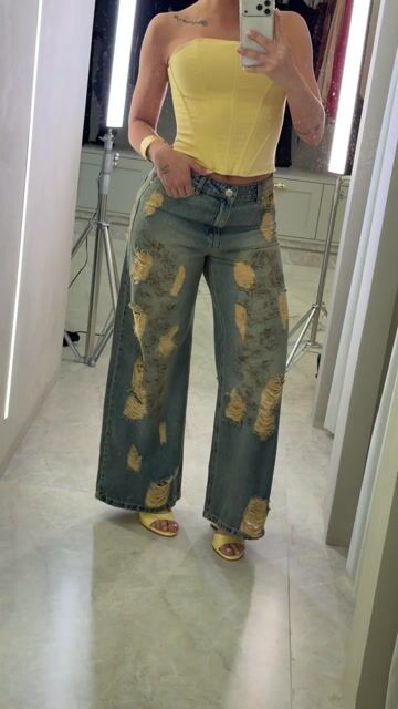 Video de Calça Jeans Destroyed