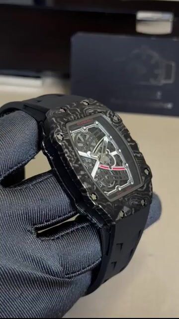 Video de Richard Mille 38mm - RESINA/MOSTRADOR SKELETON - SILICONE