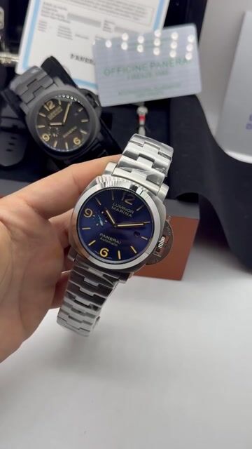 Video de Panerai Luminor Marina 44mm - AÇO/MOSTRADOR AZUL