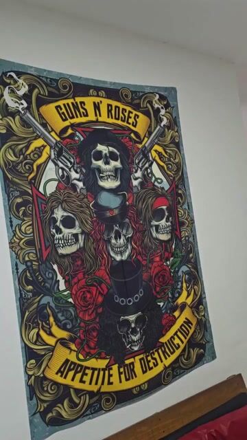Vídeo de Bandeira Guns N' Roses - Appetite for Destruction