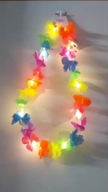 Vídeo de COLAR HAVAIANO COM LED