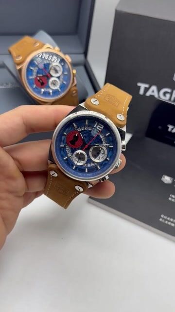 Video de TAG Heuer Carrera Johnnie Walker 44mm - AÇO/MOSTRADOR AZUL - COURO