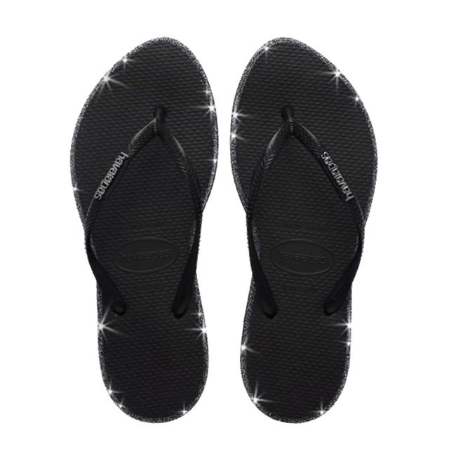 Video de OJOTAS HAVAIANAS POINT GLITTER (4150157 - PRETO)