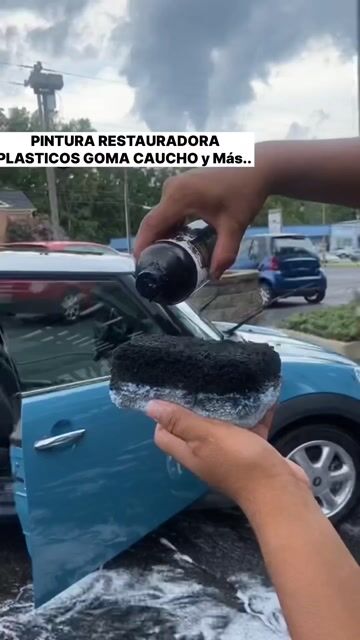 Video de Pintura Para Plasticos Y Gomas De Auto 1 Litro Taller Detail