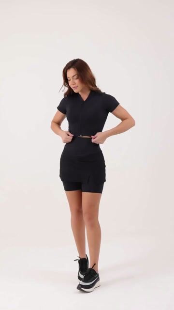 Vídeo de Look Moove Preto com Gola Polo