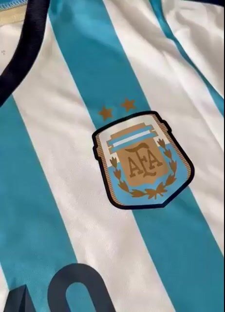 Video de CAMISETA ARGENTINA 2014 TITULAR MESSI 10 - TELA JUGADOR