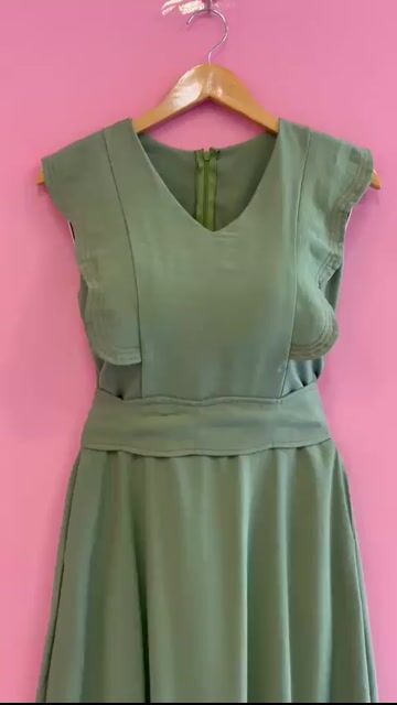 Video de 1010393 VESTIDO FAIXA NUVEM VERDE MENTA