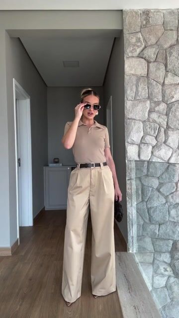 Vídeo de Blusa Thaci Bege Deserto