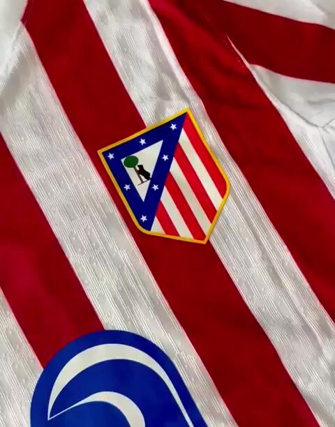 Video de CAMISETA 25 26 ATLETICO MADRID MANGA LARGA TITULAR JULIAN ALVAREZ 19 TELA JUGADOR