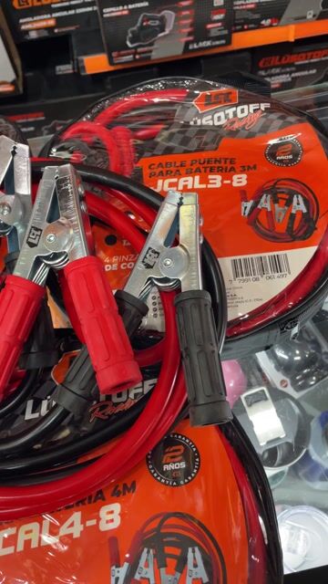 Video de Cable Puente Batería Lüsqtoff Jcal4-8 4 Metros 1200 Amperes