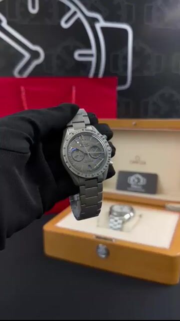 Video de Speedmaster 40mm - AÇO/MOSTRADOR CINZA (Modelo Quartz)