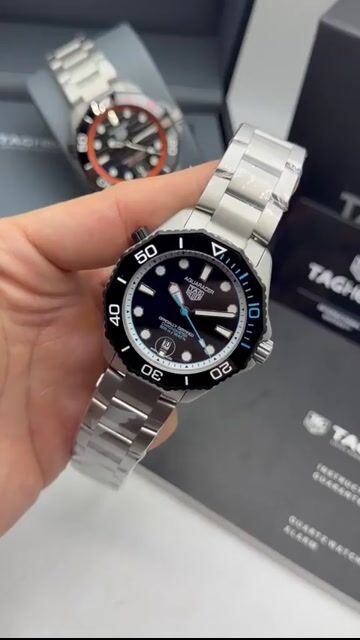 Video de TAG Heuer Aquaracer Chronometer 43mm - AÇO/MOSTRADOR PRETO