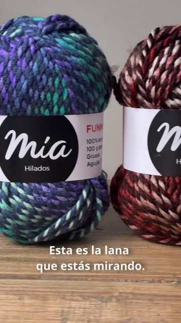 Video de Hilado Funny Semi Gruesa 88 % Acrílico 12 % Lana en Ovillo x Kilo