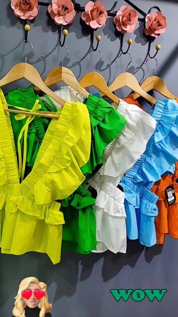 Video de Blusa Regata Babado Recorte