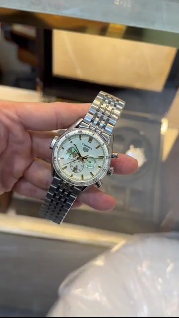 Video de TAG Heuer Carrera Chronograph 41mm- AÇO/MOSTRADOR BRANCO