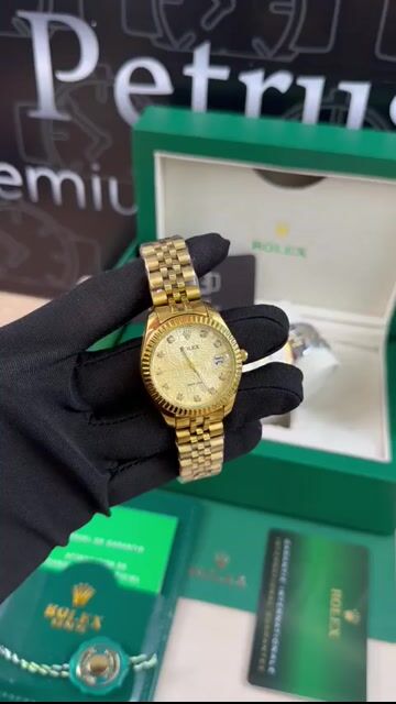 Video de Datejust 33mm - AÇO DOURADO/MOSTRADOR DOURADO