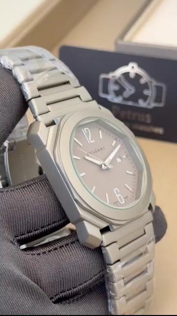 Video de Bvlgari Octo 40mm - AÇO/MOSTRADOR CINZA