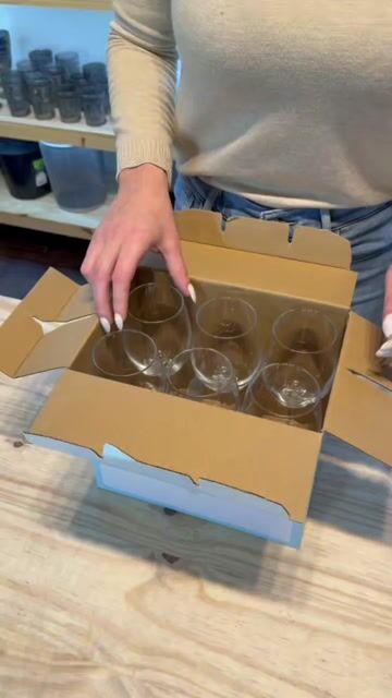 Video de Set x6 Copas Vidrio Transparentes Bombe