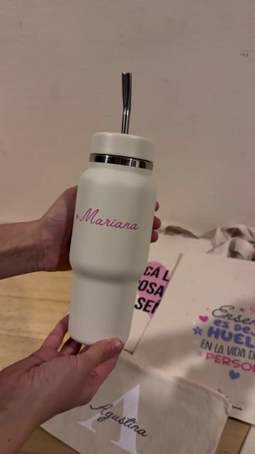 Video de MATE LISTO / BOTELLA (2 en 1) - Diseño personalizado
