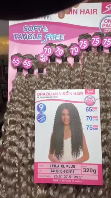 Video de Cabelo LEILA XL PLUS _ cor T4+30/30+613/613