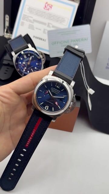 Video de Panerai Luminor Luna Rossa 43mm - AÇO/MOSTRADOR AZUL - NYLON
